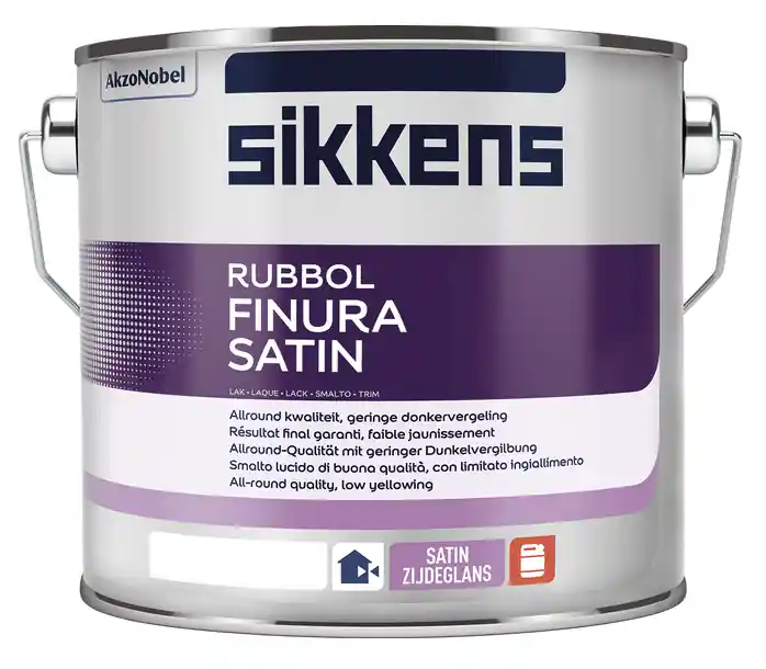 Sikkens Rubbol Finura Satin (lichte kleur) 2,5 lt Populair