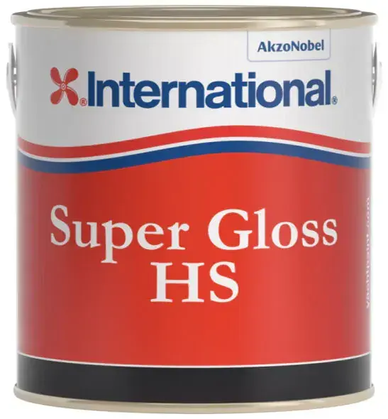 international super gloss hs (wit) 2,5 ltr Direct Verzonden
