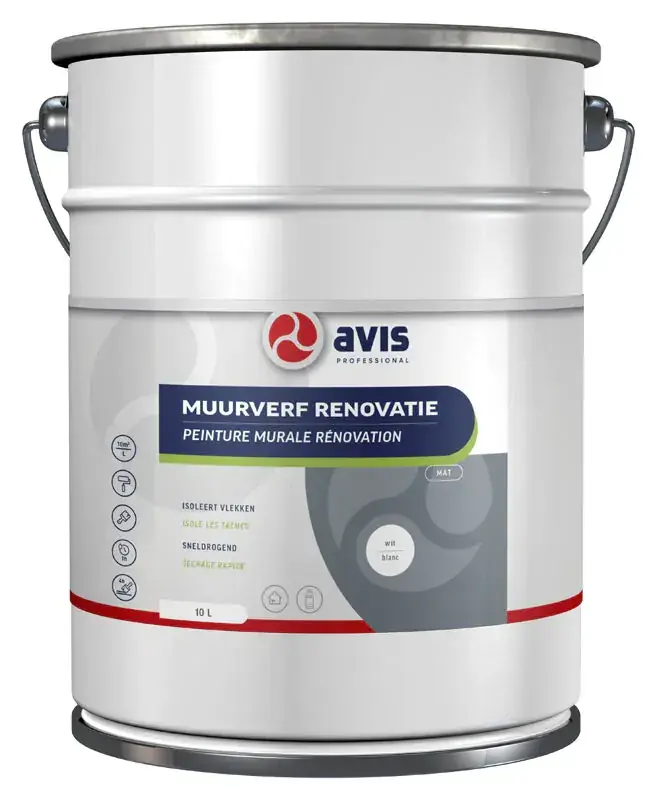 Avis Muurverf Renovatie 5 Ltr Lage Prijs