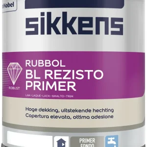 Laatste Versie sikkens rubbol bl rezisto primer (wit) 1 ltr