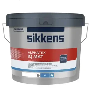 Hete Deal Sikkens Alphatex IQ mat (lichte kleur) 5 ltr