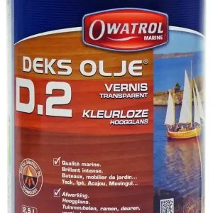 Premium owatrol deks olje d2 olie (transparant) 2,5 ltr
