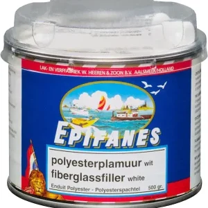 Nu Kopen Epifanes Polyester Plamuur (wit) (0,5 kg)