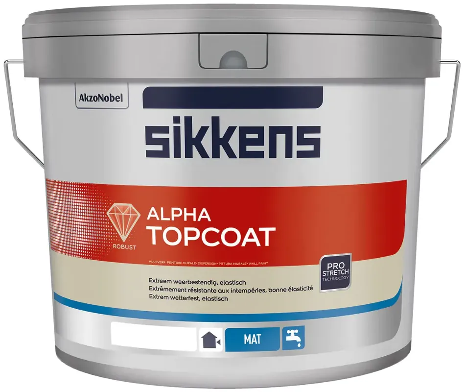 Sikkens Alpha Topcoat (licht) 10 ltr Fabrieksprijs