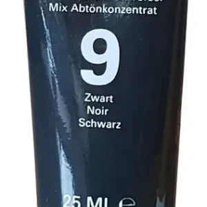 Vista Universele Mengkleur (09 zwart) 0,025 ltr Uitverkoop