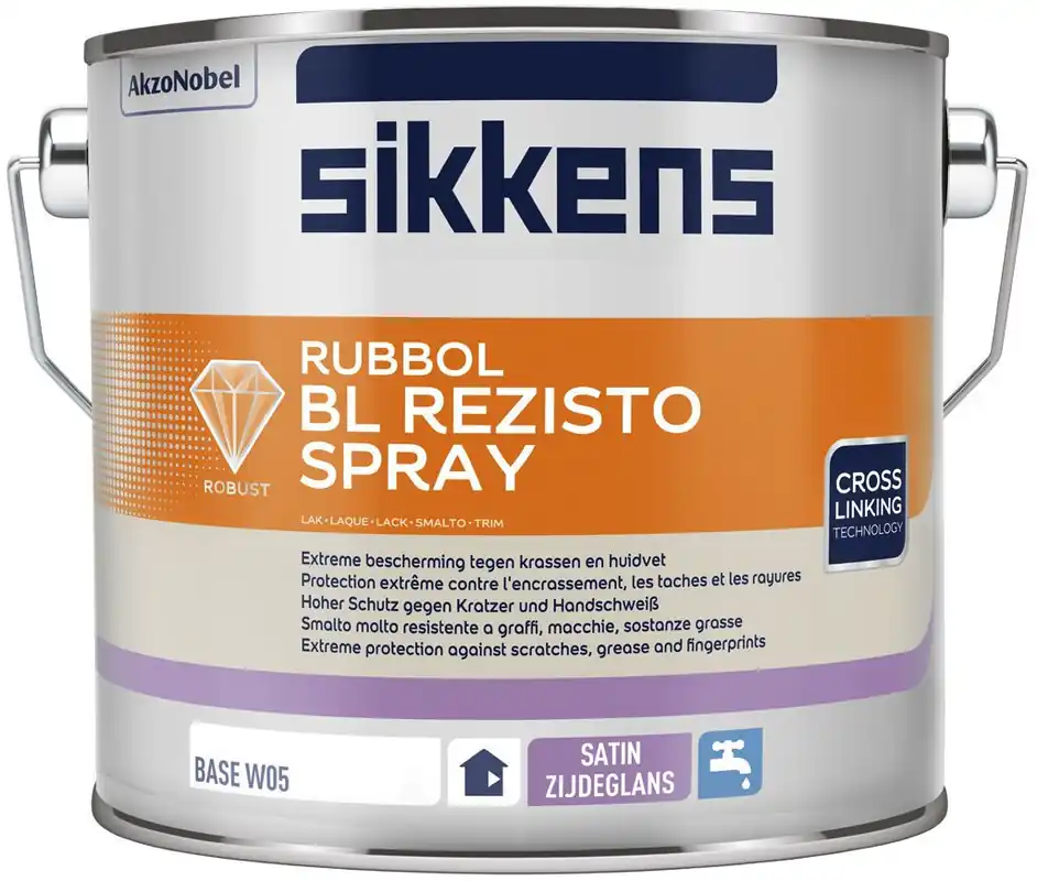 Sikkens BL Rezisto Spray Satin (lichte kleur) 2,5 Snelle Levering
