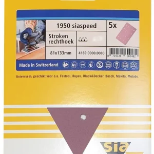 Sia 1950 Siaspeed Strook 81x133 mm P80 5 st Op = Op