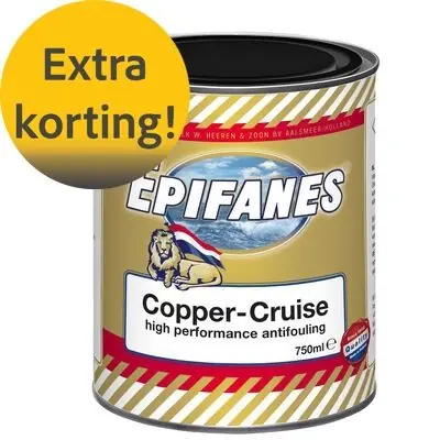 Flitsaanbieding Epifanes Copper Cruise Antifouling Gebr. wit