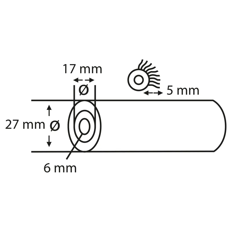 Copenhagen Pro Microvezel 5mm lakroller 5 cm Alleen Vandaag