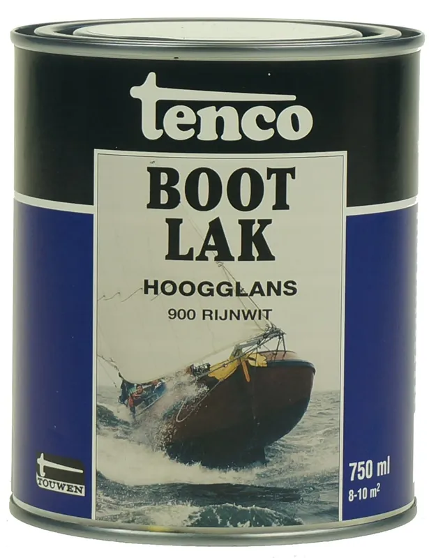 Aanbieding Tenco Bootlak Hoogglans (904 wadgrijs) 0,75 ltr