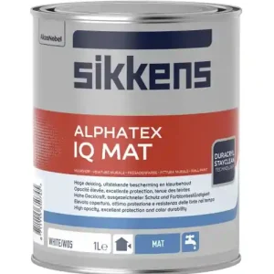 Sikkens Alphatex IQ mat (lichte kleur) 1 ltr Hete Deal