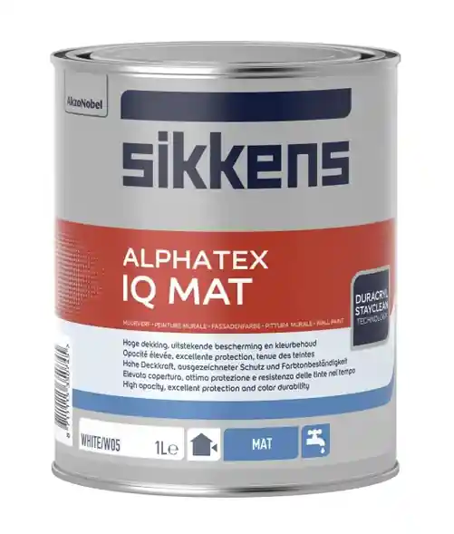 Sikkens Alphatex IQ mat (lichte kleur) 1 ltr Hete Deal