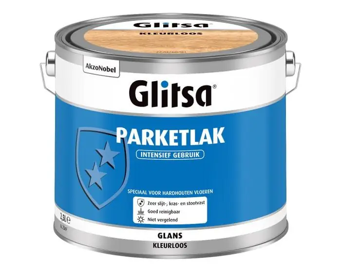 Gecertificeerd Glitsa Parketlak Hoogglans 2,5 ltr
