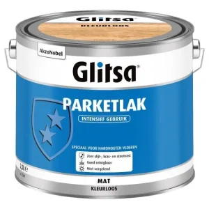 Gratis Retour Glitsa Parketlak Mat 2,5 ltr