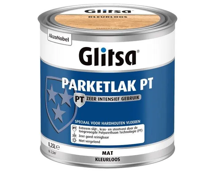 Express Levering Glitsa Parketlak PT Mat 0.25 ltr