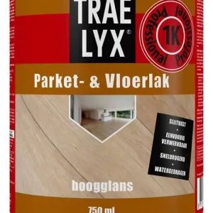 Trae Lyx Parketlak & Vloerlak Hoogglans 0.75 ltr Shop Nu