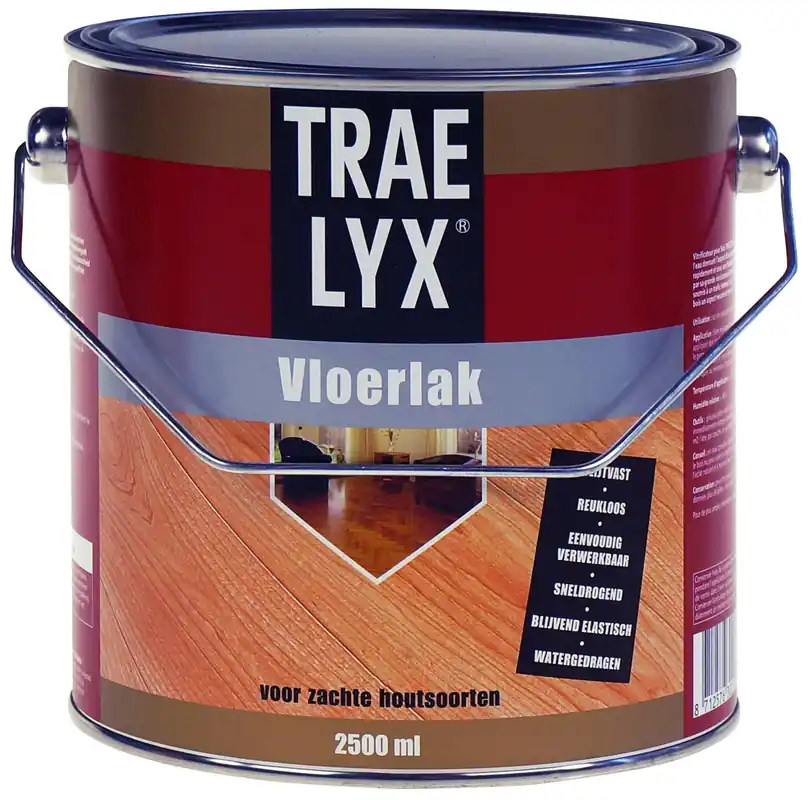 Trae Lyx Vloerlak Mat 2,5 Ltr Laatste Kans