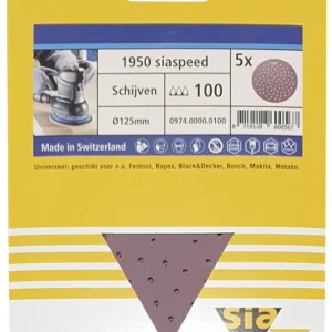 Lage Prijs Sia 1950 Siaspeed Schuurschijf 125 mm (P120) 5 st