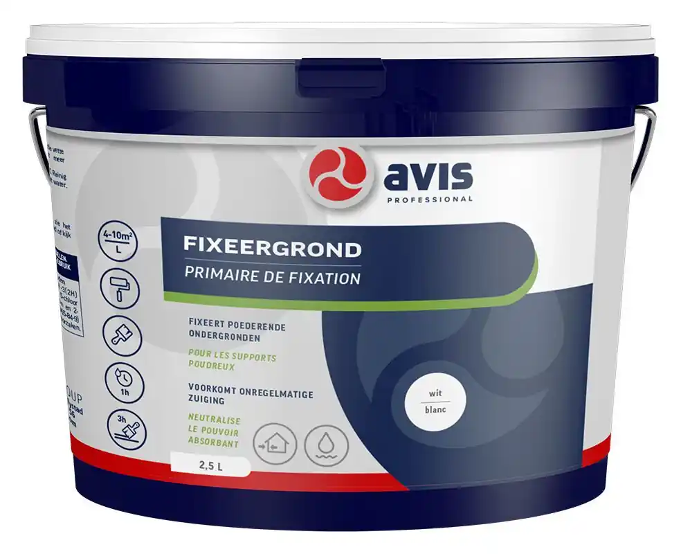 Koopje Avis Fixeergrond (wit) 2,5 ltr