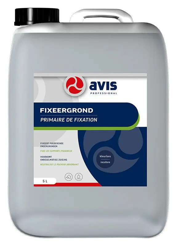 Aanbieding Avis Fixeergrond (kleurloos) 5 Ltr