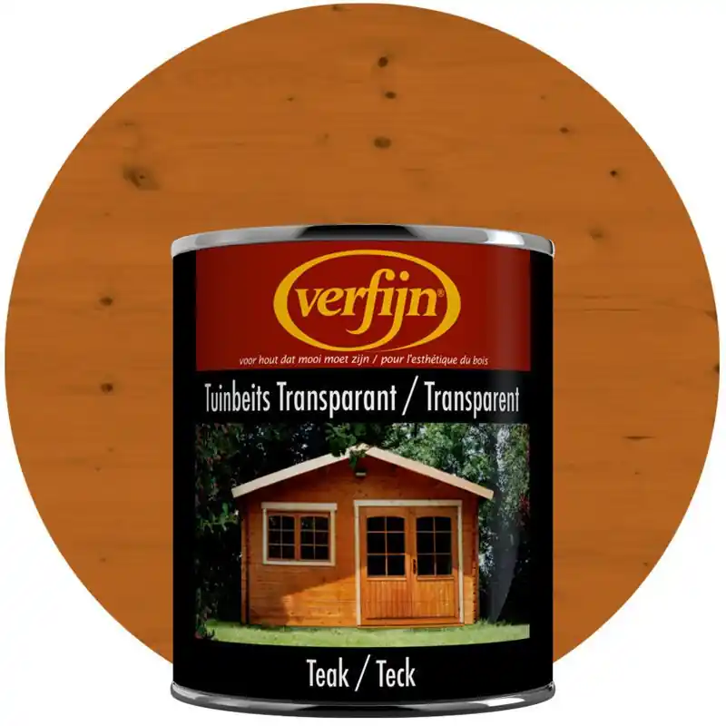 Nu Kopen Verfijn Tuinbeits Transparant (Teak) 2,5 Liter