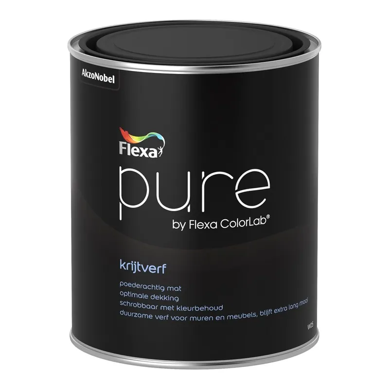 Veilige Betaling Flexa Pure Muurverf Krijtverf (donkere kleuren) 1