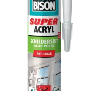 Bison Super Acryl Anti-crack koker Wit 300 ml Flitsaanbieding