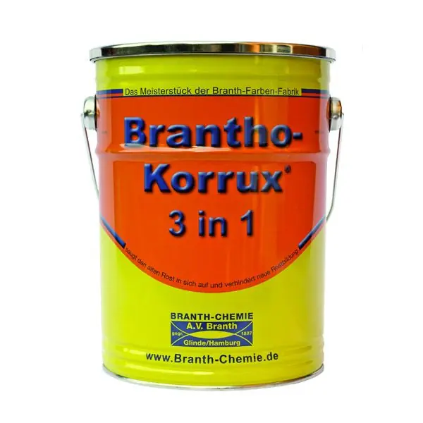 Goedkoop Brantho-Korrux 3-In-1 ZG (Ral 9005 zwart) 5L