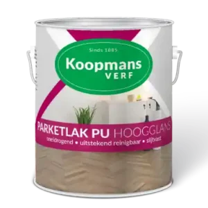 Koopmans Parketlak PU Hoogglans 0,75 ltr Gereduceerde Prijs