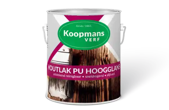 Express Levering Koopmans Houtlak PU Hoogglans 2,5 ltr