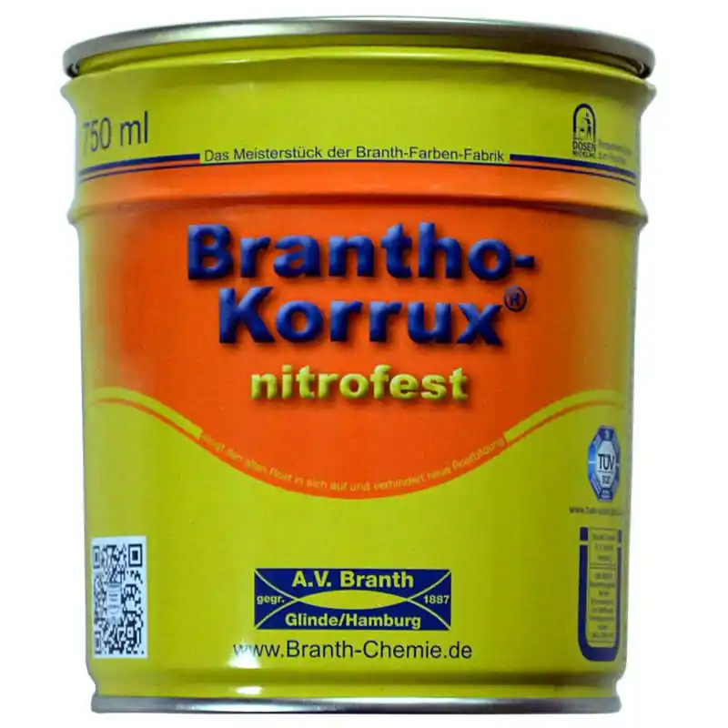 Lage Prijs Brantho-Korrux Nitrofest (Ral 9010) 750ml