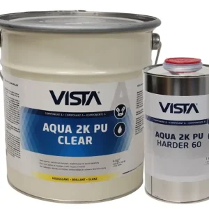 Vista Aqua 2K Pu Clear Glans 5Kg Set Fabrieksprijs