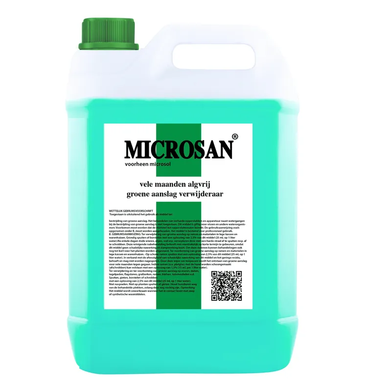 Microsan 5 ltr Groene Aanslag Verwijderaar 1 ltr Favoriet