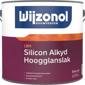 Direct Beschikbaar Wijzonol LBH Silicon Alkyd Hoogglanslak 0.5 ltr
