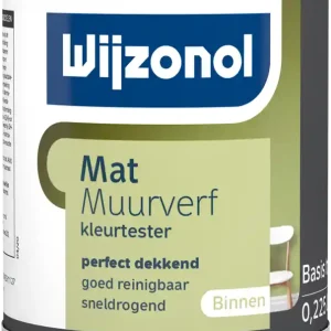 Laatste Versie Wijzonol Muurverf Mat (Donker) 0,25 ltr
