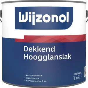 Wijzonol Dekkend Hoogglans (licht) 2,5 ltr Rechtstreeks Van De Fabrikant