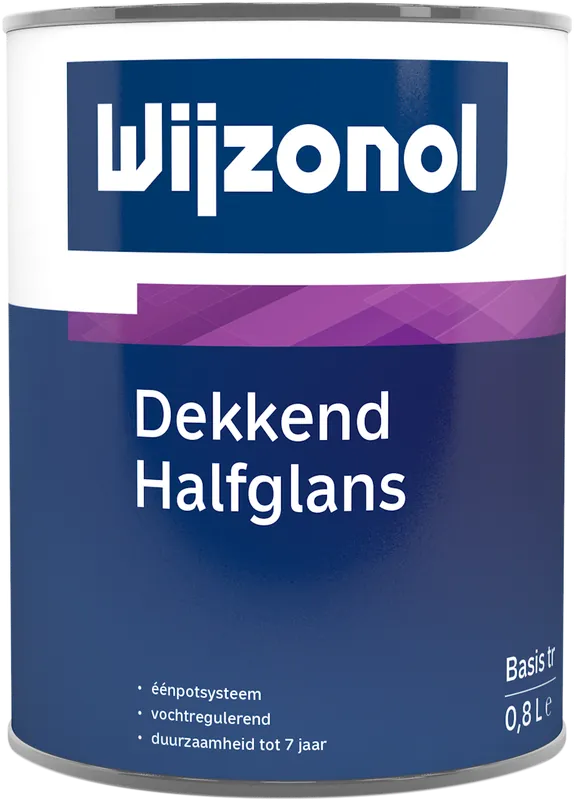 Wijzonol Dekkend Halfglans (donker) 1 ltr Koop Vandaag