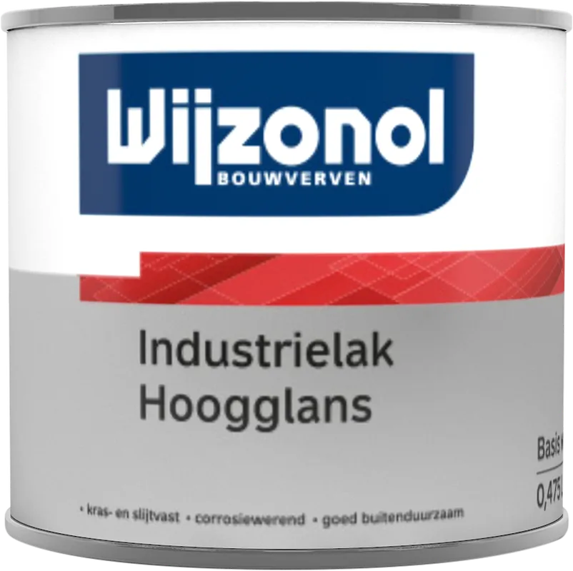 Wijzonol Industrielak Hoogglans (licht) 0,5 ltr Lage Kosten