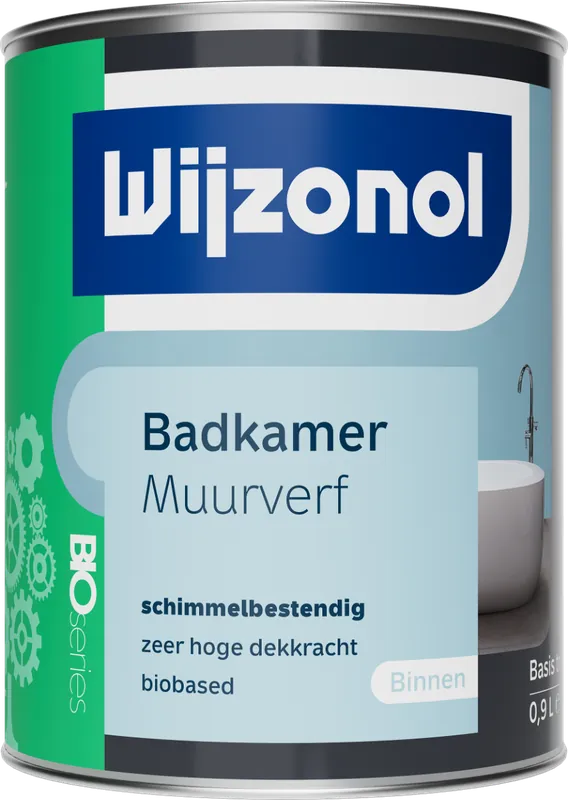 Superprijs Wijzonol Badkamer Muurverf Bio (donker) 1 ltr