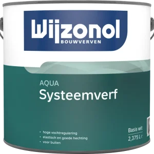 Wijzonol Aqua Systeemverf (donker) 2,5 ltr Fabrieksprijs