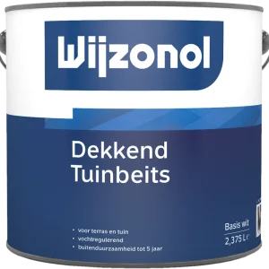 Seizoensaanbieding Wijzonol Dekkend Tuinbeits (licht) 2,5 ltr
