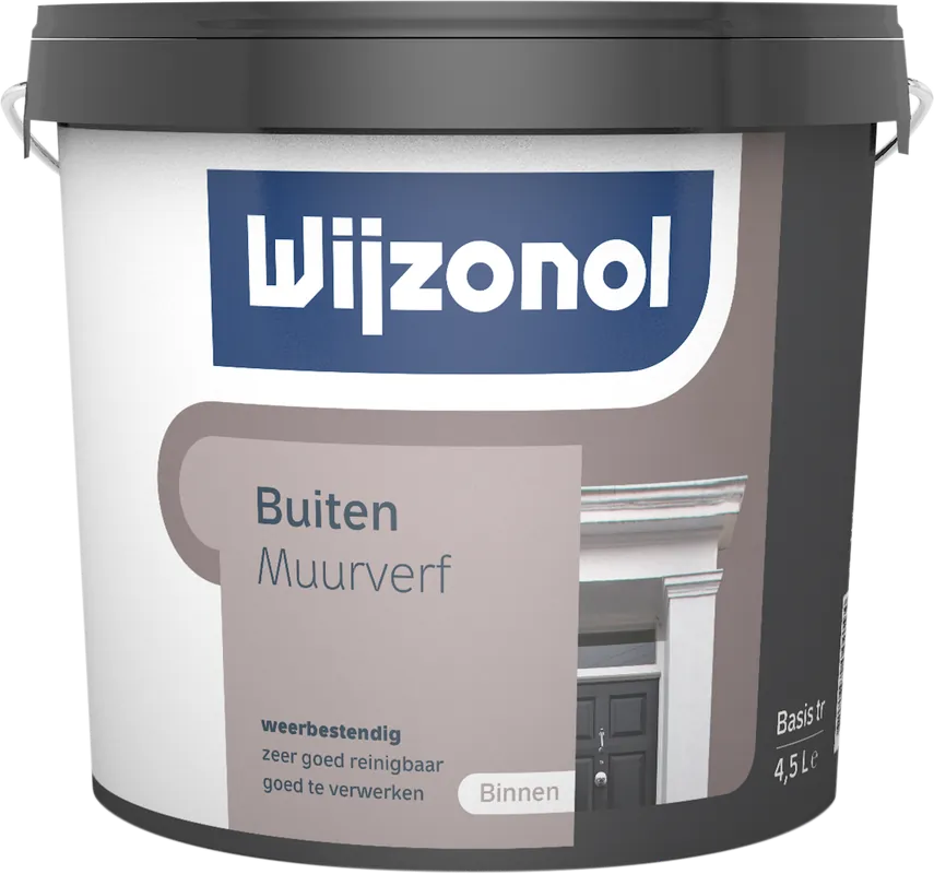 Finale Uitverkoop Wijzonol Muurverf voor Buiten (donker) 5 ltr