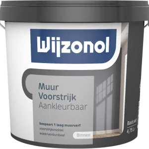 Laatste Versie Wijzonol Muurvoorstrijk Kleurbaar (licht) 5 ltr