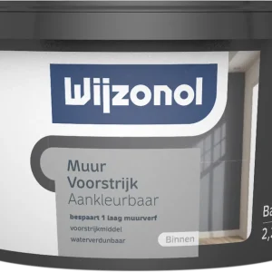 Lage Prijs Wijzonol Muurvoorstrijk Kleurbaar (donker) 2,5 ltr
