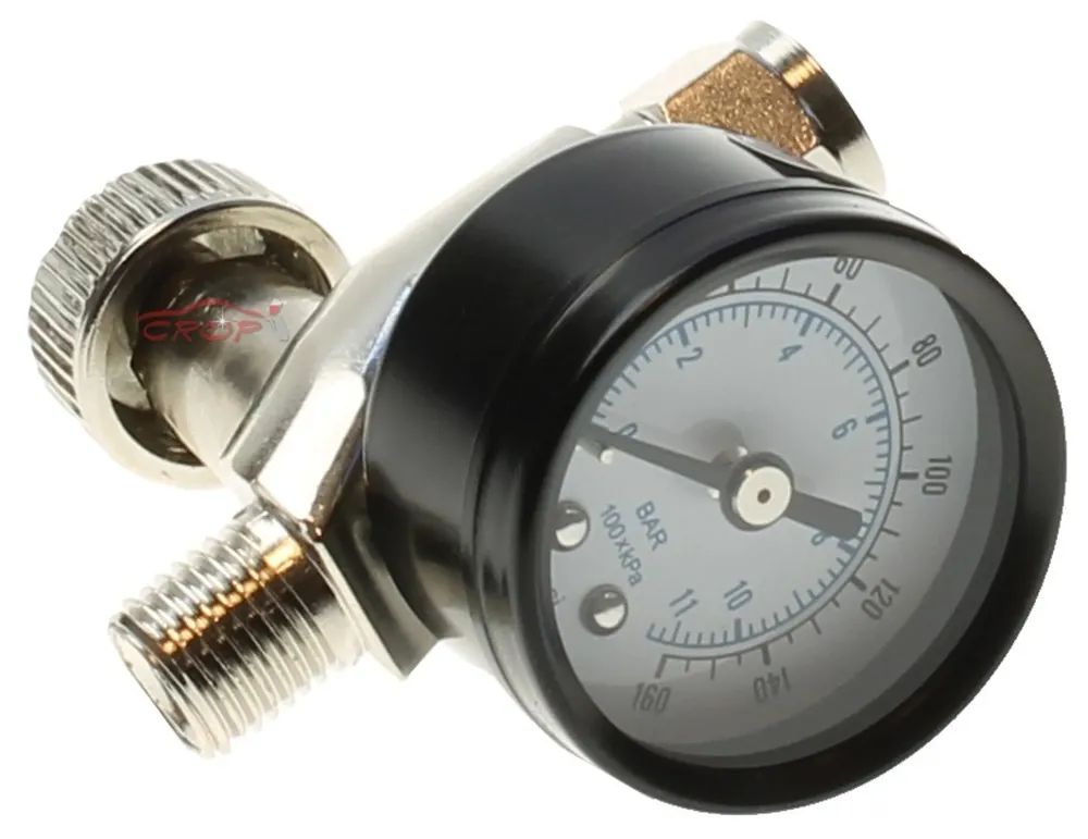 Luchtregelaar + Manometer voor Verfspuit Op = Op