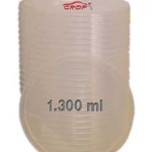Deksels voor FINIXA Mengbekers 1300ml - 50 stuks Finale Uitverkoop