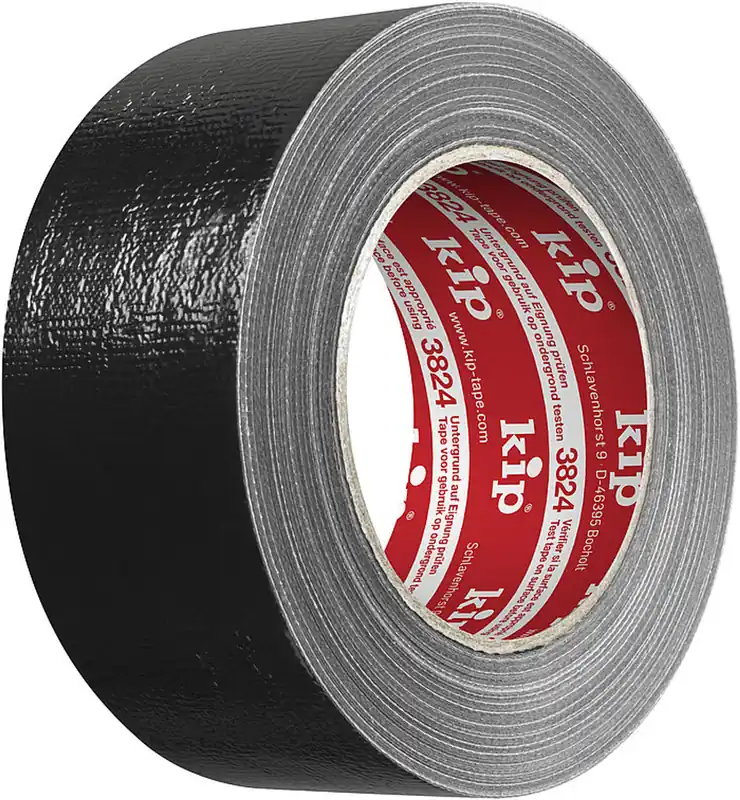 Koop Online Kip 3824 Duct Tape Zwart 50mm - 50 meter