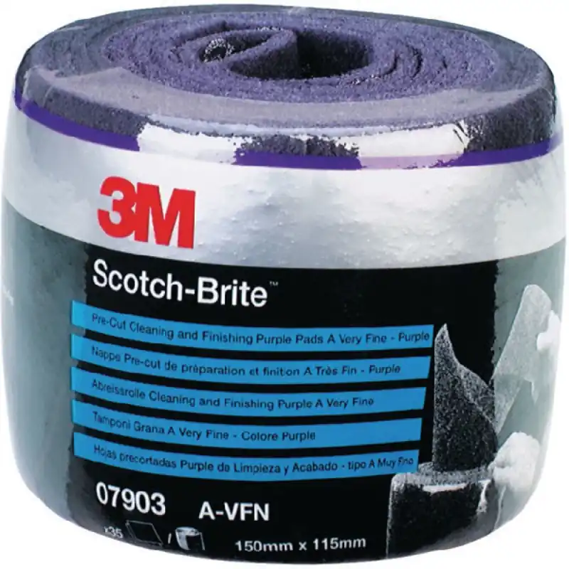Gecertificeerd 3M 07903 Scotch-Brite Schuurpads AVFN Paars - Pre-Cut
