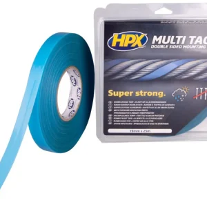 HPX Dubbelzijdig Tape 19mm x 25 meter Bestseller