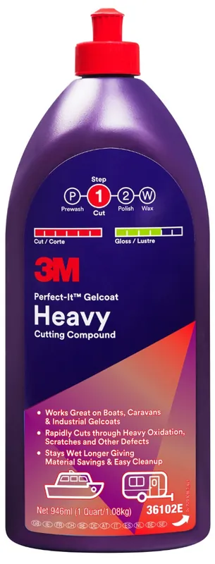 3M Perfect It Gelcoat Heavy Cutting Compound 946ml Koopje